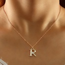 fashion lips letter R strawberry pendant creative alloy necklacepicture9