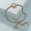 fashion trend jewelry coin stainless steel rose gold constellation pull braceletpicture8