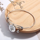 fashion simple retractable stainless steel heartshaped couple braceletpicture8