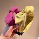 simple solid color bow rabbit ears hairpin headband wholesalepicture9