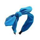 simple solid color bow rabbit ears hairpin headband wholesalepicture11