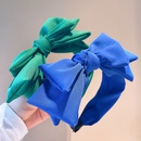 retro multilayer solid color bow hair clip headband wholesalepicture8
