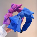retro multilayer solid color bow hair clip headband wholesalepicture9