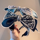 retro flower printing threelayer bow threedimensional hairpin headbandpicture8