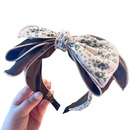 retro flower printing threelayer bow threedimensional hairpin headbandpicture11
