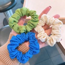 simple folded hair scrunchies hair rope rubber band accessoriespicture8