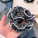 Korean retro floral printing hair scrunchies hair ring wholesalepicture10