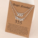 Fashion Necklace Lucky Numbers Simple Alloy Doublelayer Necklacepicture10