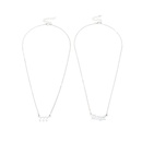 Fashion Necklace Lucky Numbers Simple Alloy Doublelayer Necklacepicture11
