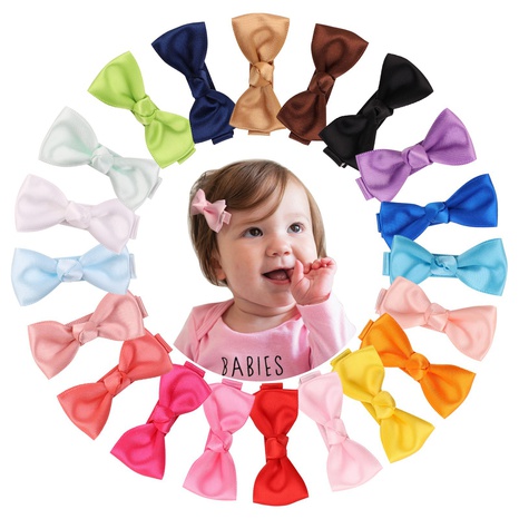 simple children's hair accessories sweet girl bow hairpin set NHMO656799's discount tags