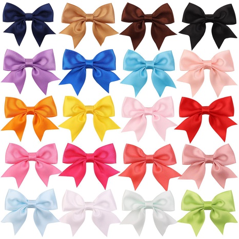 new children's bow hairpin 20 color candy color cute baby duckbill clip  NHMO656805's discount tags
