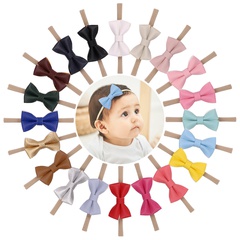 new leather bow hair band cartoon baby headband wholesale