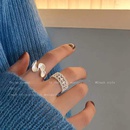fashion geometric skirt lace zircon ring female new index finger ringpicture8