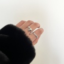 Korean fashion retro chain skull hollow metal index finger open ring femalepicture9