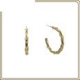 vintage Cshaped shaped hollow fine chain stud earrings wholesalepicture10