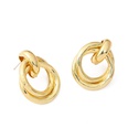 simple plain Cshaped geometric trendy stud earrings wholesalepicture10