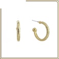 retro alloy Cshaped twisted irregular geometric stud earrings wholesalepicture21