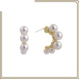 simple metal pearl inlaid geometric fashion earrings wholesalepicture10
