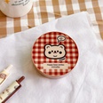Contact lens case portable cute simple female beauty pupil creamcolored bear cutepicture12