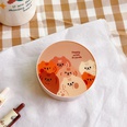 Contact lens case portable cute simple female beauty pupil creamcolored bear cutepicture13
