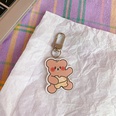 Fashion cute heart shaped bear pendant bag jewelry girl keychainpicture23
