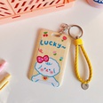 Cartoon cute tiger creative student key chain card sleeve protectivepicture11