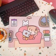 Fashion cartoon girl nonslip waterproof heart notebook cute office computer mouse padpicture12