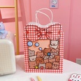 Cute simple cartoon cute bear paper portable shopping packaging bagpicture10