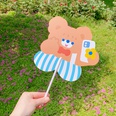 Creative cartoon children summer cute mini portable plastic hand fanpicture12