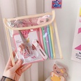 transparent cosmetic largecapacity student pencil case waterproof portable cute girl storage bagpicture12