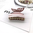 Acrylic butterfly shape black hair clip 6cm bath dish hair catch clippicture12