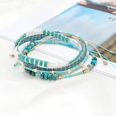 Bohemian lake blue series tila beads handbeaded small braceletpicture11