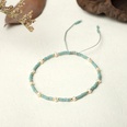Bohemian lake blue series tila beads handbeaded small braceletpicture12