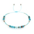 Bohemian lake blue series tila beads handbeaded small braceletpicture13