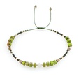 bohemian green tila beads handbeaded five stacked braceletpicture12