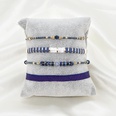 bohemian style blue tila beads handbeaded stacking set small braceletpicture11