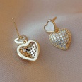 fashion inlaid zircon heart shaped alloy drop earrings wholesalepicture11