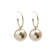 large circle pearl pendant long fashion alloy earringspicture13
