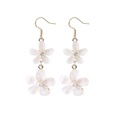 fashion white daisy flower pearl tassel earrings wholesalepicture12