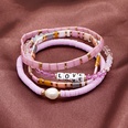 bohemian light purple pearl tila crystal bracelet stack bracelet womenpicture11