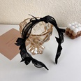 fashion solid color lace mesh rhinestone bow headband wholesalepicture12