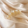 White camellia hair clip Korean transparent rose elegant coil hair clippicture12