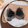 fashion mesh bow with diamond hairpin Korean spring clippicture13