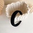 fashion waffle hoop fabric solid color headband wholesalepicture14