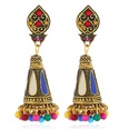 fashion droping oil wishing bell pendant earrings ethnic style alloy earringspicture13
