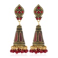 fashion droping oil wishing bell pendant earrings ethnic style alloy earringspicture15