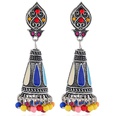 fashion droping oil wishing bell pendant earrings ethnic style alloy earringspicture18