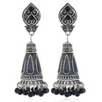fashion droping oil wishing bell pendant earrings ethnic style alloy earringspicture20