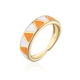 new color dripping oil geometric open ring copper jewelry womenpicture13
