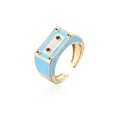 fashion robot shape ring opening adjustable punk style copper jewelrypicture14